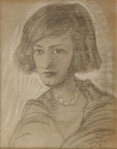 Portret Pani Lisickiej-Poninskiej by Stanislaw Ignacy Witkiewicz (Witkacy)