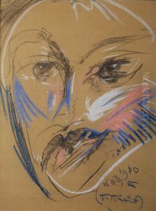 Portret Pani Leszczynskiej by Stanislaw Ignacy Witkiewicz (Witkacy)