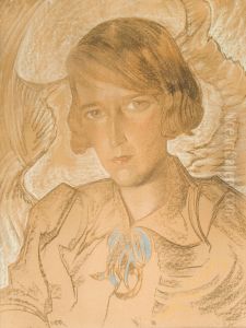 Portrait of Zofia Chmielewska by Stanislaw Ignacy Witkiewicz (Witkacy)