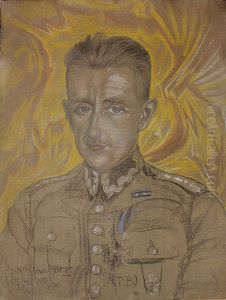 Portrait of Marian Pacholski by Stanislaw Ignacy Witkiewicz (Witkacy)