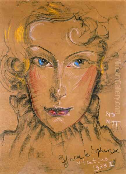 Portrait of Janina Turowska-Leszczynska, Sphinx - view 1