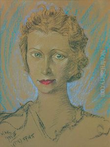 Portret kobiecy by Stanislaw Ignacy Witkiewicz (Witkacy)