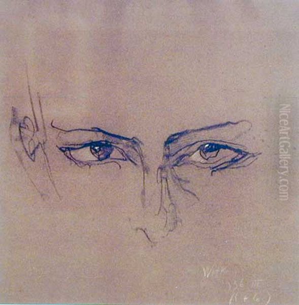 Portret Marii Kaminskiej, oczy - view 1