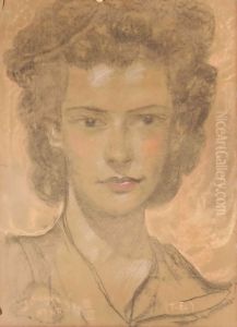 Portrait of a woman by Stanislaw Ignacy Witkiewicz (Witkacy)