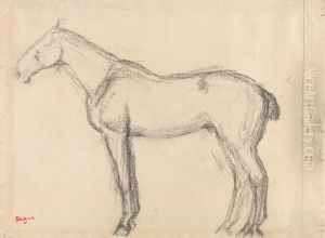 Horse by Edgar Degas