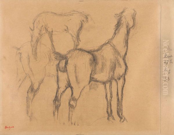 Studies of horses - view 1