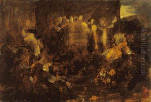 The death of Anania by Jean-Baptiste Carpeaux