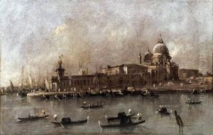 A View of the Entrance to the Grand Canal by Francesco Guardi