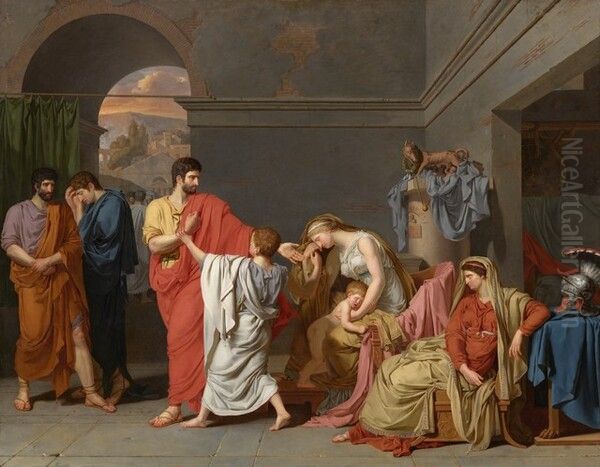 Coriolanus Taking Leave of his Family - view 1