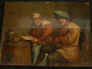 The Old Fiddler by David Teniers the Younger