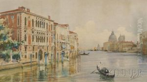 The Grand Canal, Venice by Ettore Cadorin
