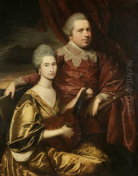 John Bainbridge (1582-1643) and daughter - view 1