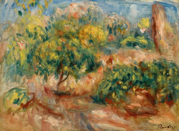 Esquisse de paysage a Cagnes - view 1
