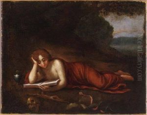 Saint Mary Magdalene Reading by Antonio da Correggio