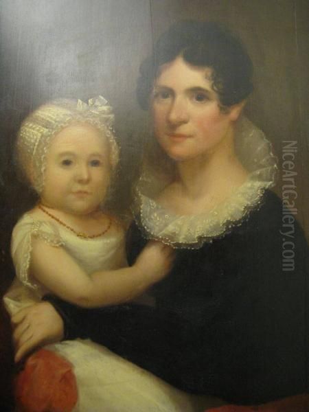 Mrs. Hooper Cumming and Daughter Harriet - view 1
