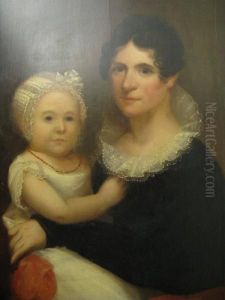 Mrs. Hooper Cumming and Daughter Harriet by Ezra Ames