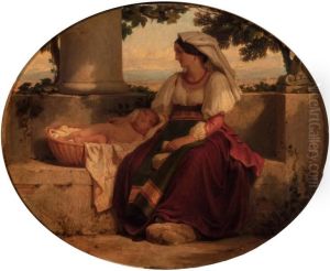 Italian Mother, on the Balcony