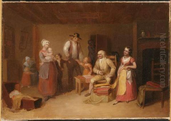 Study for "The Pedler" (The Pedlar Displaying His Wares) - view 1