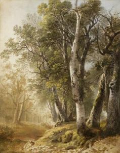 Trees by the Brookside, Kingston, New York by Asher Brown Durand