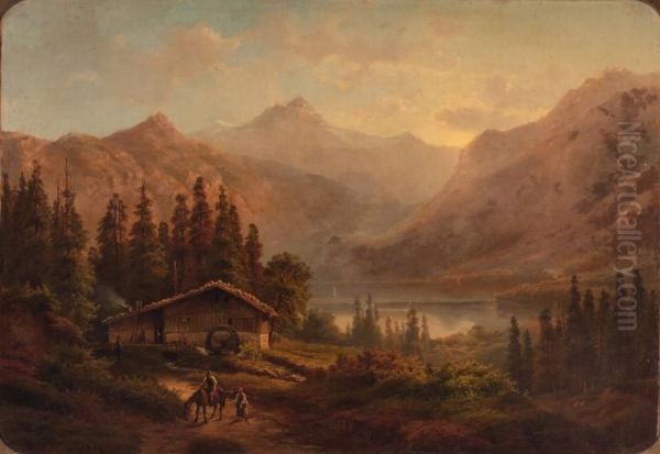 Old Mill in the Alps - view 1