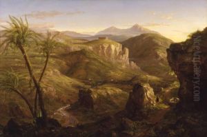 The Vale and Temple of Segestae, Sicily by Thomas Cole