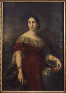 Mrs. Aaron Vail (Emilie Salles, ca. 1815-1860) by Vicente Lopez Portana