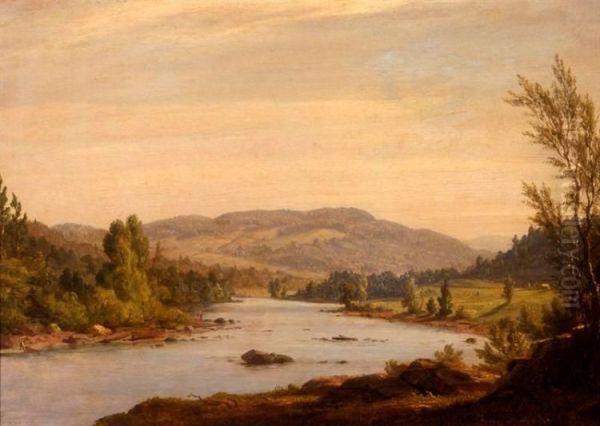Landscape with River (Scene in Northern New York) - view 1
