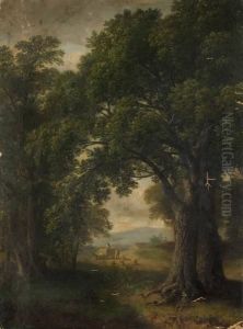 Haying at the Edge of the Woods by Asher Brown Durand