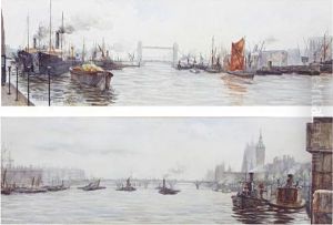 "tower Bridge From Cherry Garden Pier" by Winefred Cadwallader
