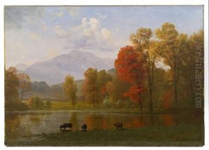 View of Mount Washington, from near North Conway, New Hampshire by Albert Bierstadt