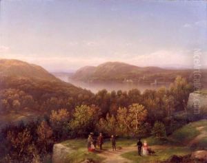 Hudson River Valley from Fort Putnam, West Point by George Henry Boughton