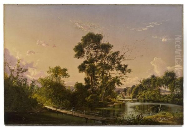 On the Unadilla at New Berlin, Chenango County, New York - view 1