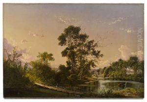 On the Unadilla at New Berlin, Chenango County, New York by David Johnson