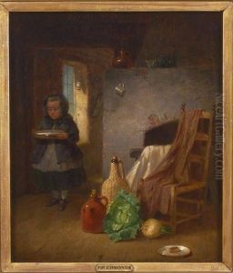 The Pan of Milk by Francis William Edmonds
