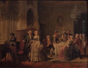 The Toast (Le Souper) by Piet Van Wijngaerdt