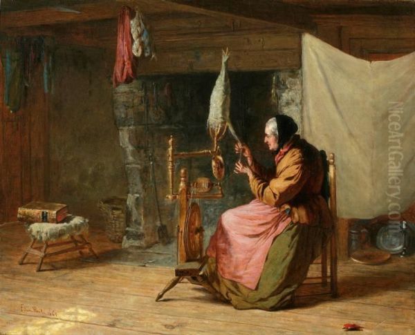 Olden Times (also known as Spinning Flax, Olden Times) - view 1