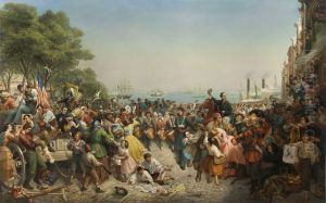Return of the 69th (Irish) Regiment, N.Y.S.M. from the Seat of War by Louis Lang