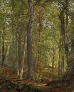 June Woods (Germantown) by William Trost Richards