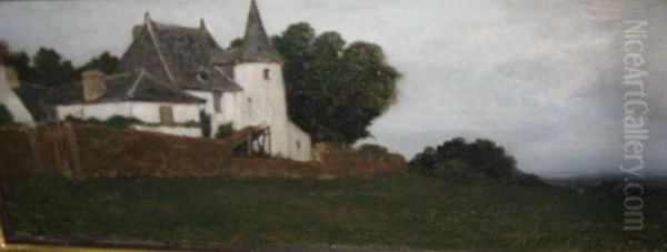 Old White Houses, Vitre, France - view 1