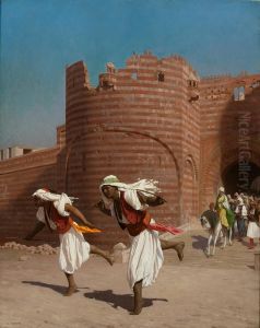 The runners of the Pasha by Jean-Leon Gerome