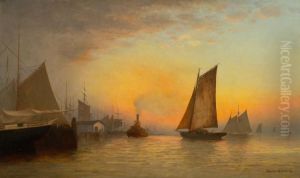 New York Harbor by Francis A. Silva
