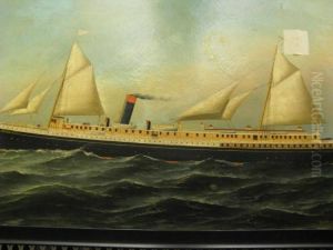 Steamship "Kansas City" by Antonio Nicolo Gasparo Jacobsen