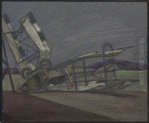 'C' Flight Machine Cracked on Hanger 'B' by Frank Johnston