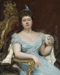Mrs. Edward Lyman Short (Anna Livingston Petit, ca. 1863-1923) by Raimundo de Madrazo y Garreta