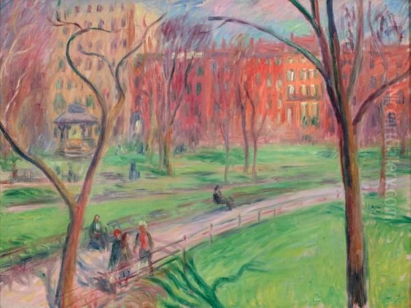 Early Spring, Washington Square - view 1