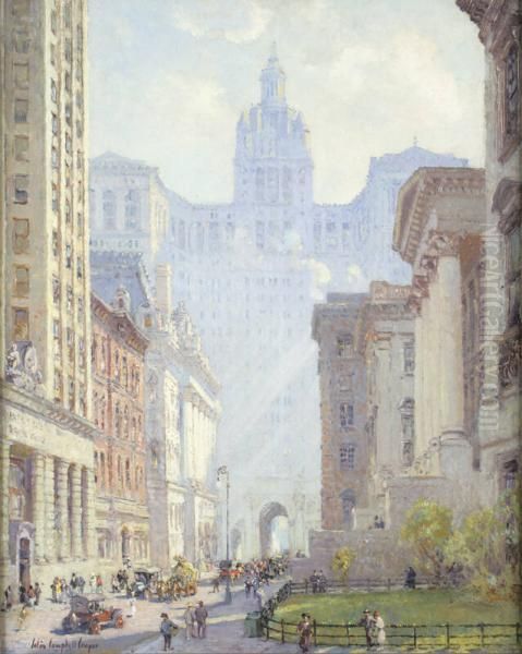 Chambers Street and the Municipal Building, N.Y.C. - view 1