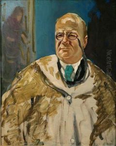 Self-Portrait with Pince-Nez by George Luks