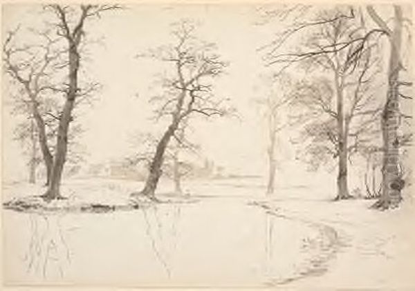 The River through Breelde Wood at Usserod - view 1