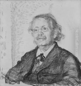 Knut Wicksell (1851-1926), professor, nationalekonom, samhallsdebattor, levde i samvetsaktenskap med Anna Bugge by Endis Bergstrom