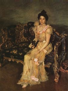 Portrait of Sophia Botkina by Valentin Serov